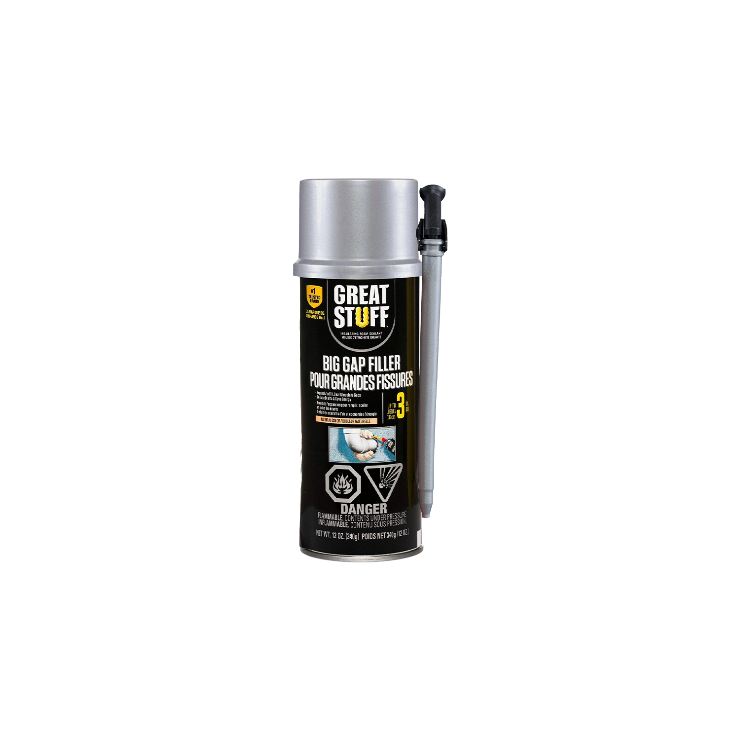 Great Stuff™ Big Gap Filler - Cream, 041343012008, 12 OZ., 12